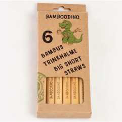 Bambus-Trinkhalme 6er